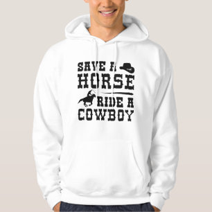 Moletom Salve Um Cavalo Monte Um Cowboy