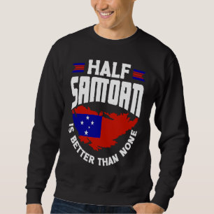 Moletom Samoa Samoano Bandeira Samoa Metade Samoano É Melh