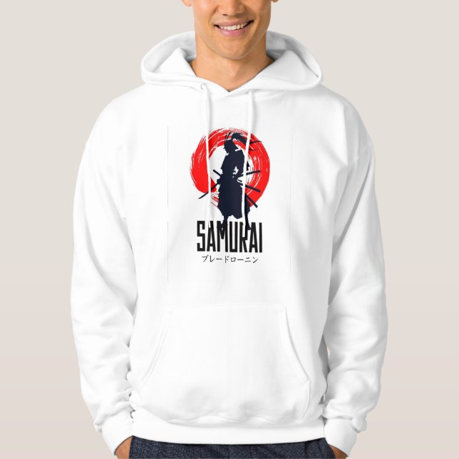 Moletom Samurai Cabeça Preto e Verde – Streetwear Maximali (Frente)