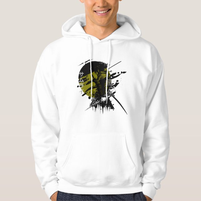 Moletom Samurai Ninja Anime Streetwear Hoodie (Frente)