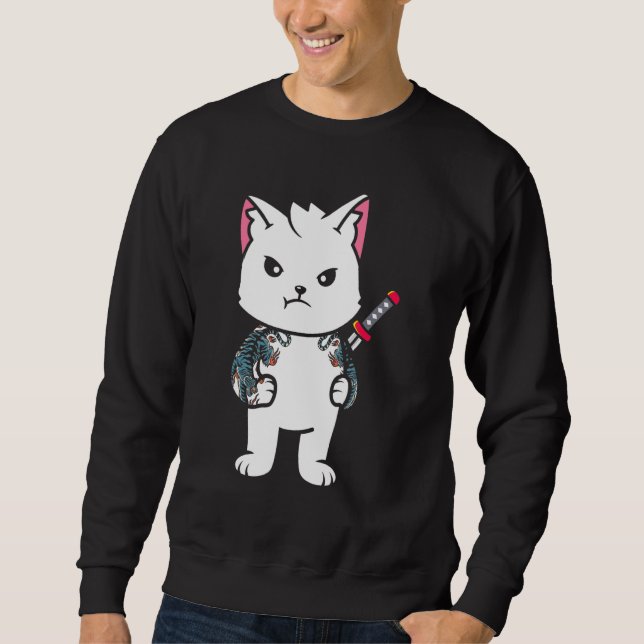 Moletom Samurai Ninja Ca Japonês Samurai Ninja C (Frente)