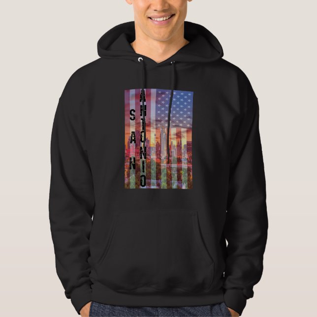 Moletom San Antonio Skyline Texas (Frente)