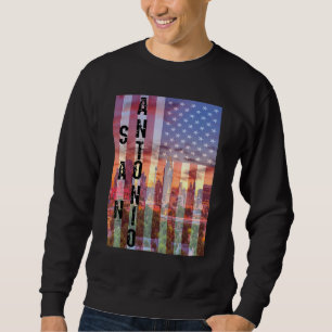 Moletom San Antonio Skyline Texas