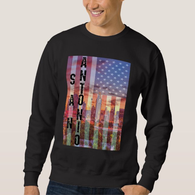 Moletom San Antonio Skyline Texas (Frente)