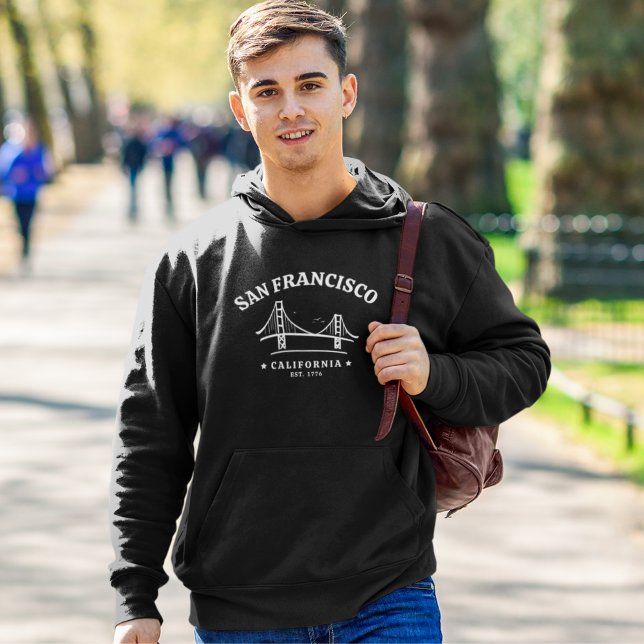 Moletom San Francisco California Golden Gate view (Criador carregado)