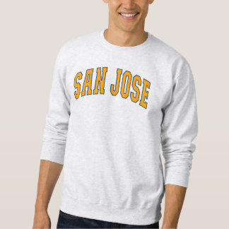 Moletom San Jose California Estilo de Faculdade