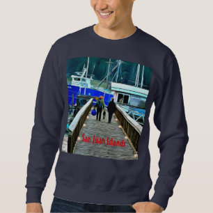 Moletom San Juan Islands Boats e Dog