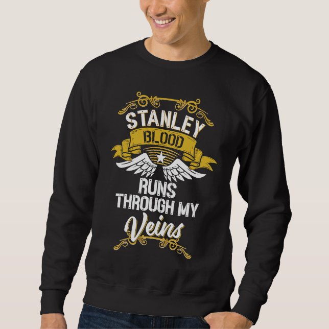 Moletom Sangue de Stanley Corre Nas Minhas Veias (Frente)