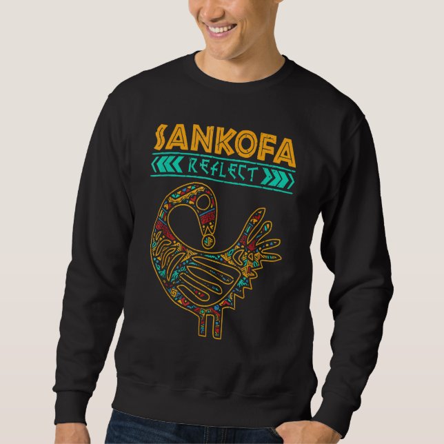 Moletom Sankofa Black History Afro African Pride Men Women (Frente)