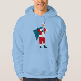 Moletom santa claus joe biden natal azul