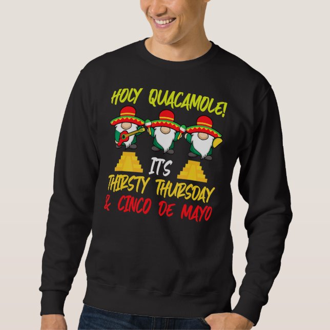 Moletom Santa Guacamole É uma Quinta e Cinco Mães (Frente)