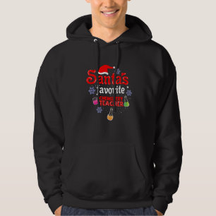 Moletom Santas Favorita Professor de Química no Natal