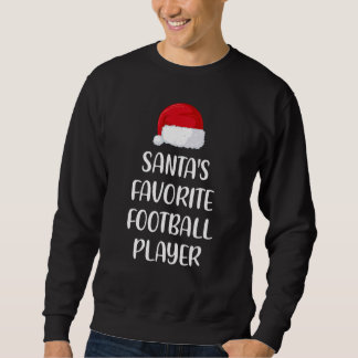 Moletom Santas Favorite Football Player Christmas Football