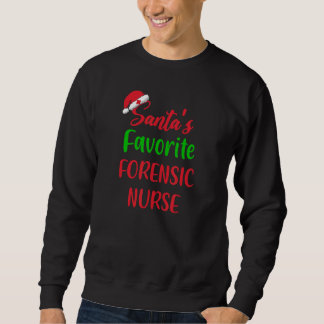 Moletom Santas Favorite Forensic Nurse Christmas