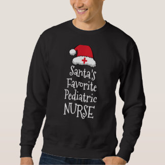 Moletom Santas Favorite Pediatric Nurse Christmas