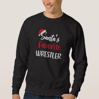 Moletom Santas Favorite Wrestler Christmas Wrestling