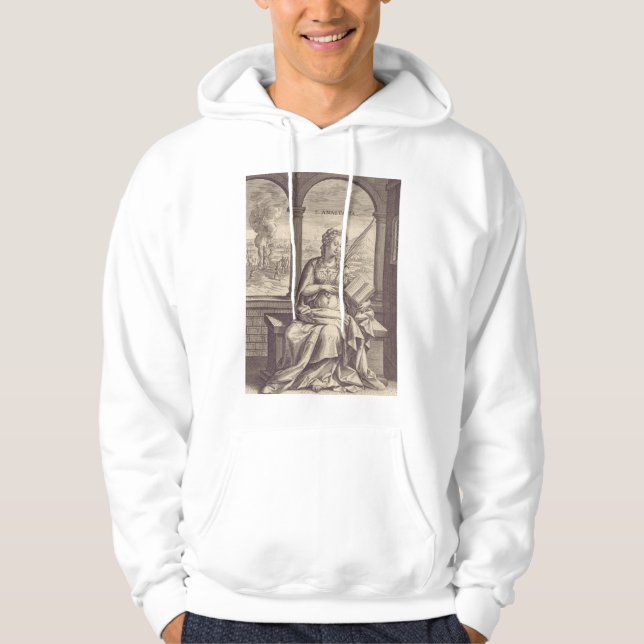 Moletom Santo Anastasia santo cristão e mártir (Frente)