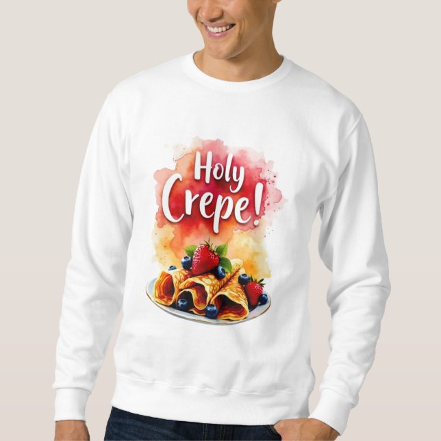 Moletom Santo Crepe! - Design de Impressão de Berry Engraç (Frente)