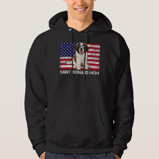 Moletom Santo de óculos solares Bernard Mãe Bandeira Ameri (Frente)