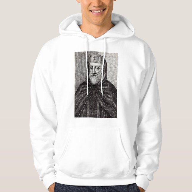 Moletom Santo Ephrem, teólogo cristão sírio (Frente)