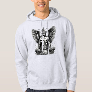 Moletom Santo Michael: Esoteric Guardian hoodie design