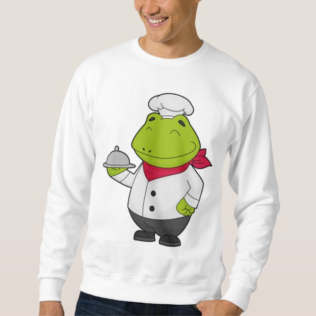 Moletom Sapo como Cozinhar com Púltimo (Frente)