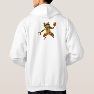 Moletom Sapo de basquete, camisola branca