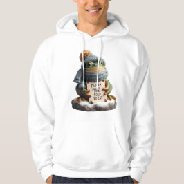 Moletom Sapo Encantador de Inverno em Roupas de Tricô: Cam