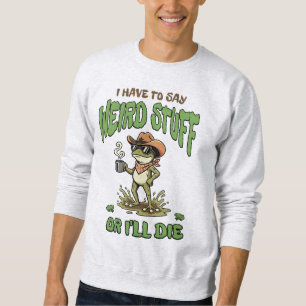 Moletom Sapo Engraçado Cowboy Meme Dito Sarcástico Sapo-Cu