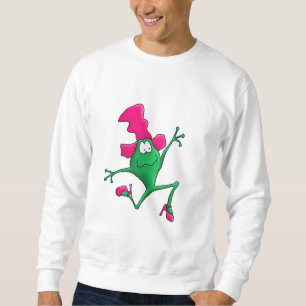 Moletom Sapo feliz cor-de-rosa de Stilletto