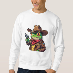 Moletom Sapo Ocidental do Cowboy engraçado Kawaii