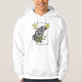 Moletom Sapo Vintage & Folhas Amarelas - Arte da Natureza