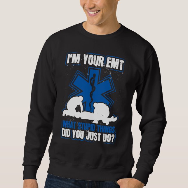 Moletom Sarcasmo é o seu Emt (Frente)