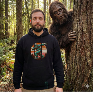 Moletom Sasquatch Bigfoot Engraçado Dabbing Personalizado