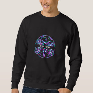 Moletom Satã de granizo Vaporwave Retro Gaming Halloween P