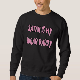 Moletom Satan é meu Papai Noel Gay Roupas Citação Pai Garo
