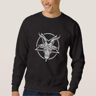 Moletom Satan Gótico Oculto Pentagrama Bode Baphomet