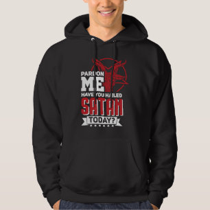 Moletom Satanismo Góthico Salve Satanás Perdão