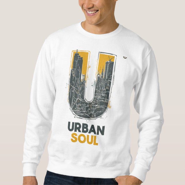 Moletom Saúde e Bem-Estar da Cidade das Almas Urbanas (Frente)