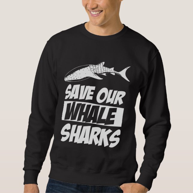 Moletom Save Our Whale Sharks Cool Animal (Frente)