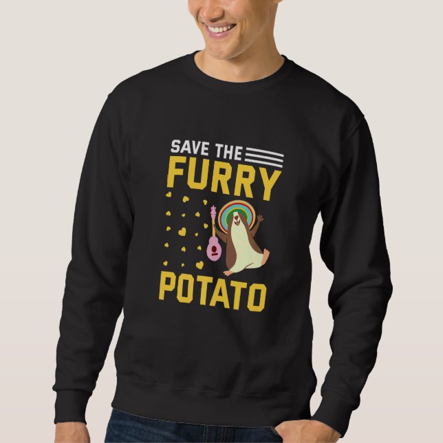 Moletom Save The Furry Potato  Guinea Pig (Frente)