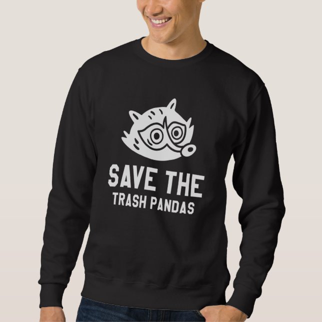Moletom Save The Trash Pandas Raccoons Raccoon   (Frente)