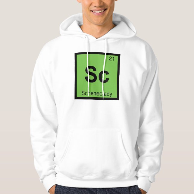 Moletom Sc - Schenectady Nova York Símbolo da Cidade da Qu (Frente)
