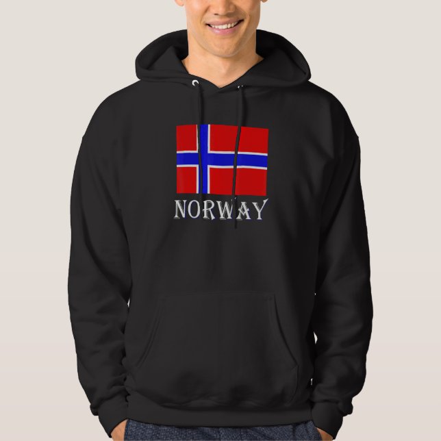 Moletom Scandinavia Norwegian Flag Nordic Country Norway (Frente)