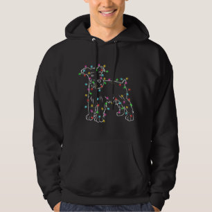 Moletom Schnauzer Cães Árvore Natal Sweater Xmas Pet Ani