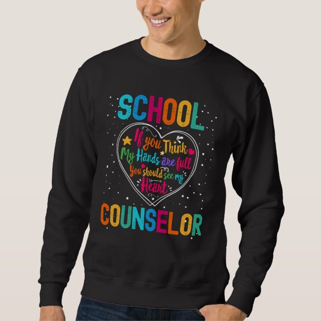 Moletom School Counselor Appreciation Week Back to School  (Frente)