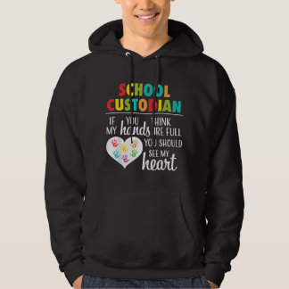 Moletom School Custodian Appreciation Gift Cute Heart Quot
