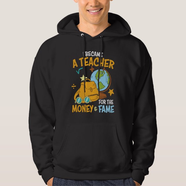 Moletom School Teachers Graphic Plus Size Humorous (Frente)