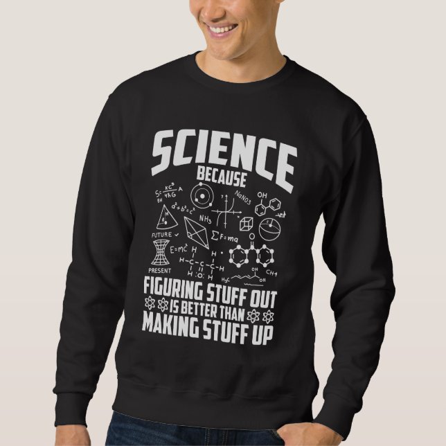 Moletom Science Nerd Mathematician Chemist Physicist (Frente)