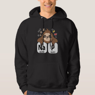 Moletom Science Sloth I Nap Periodicamente Chemistry Bioch